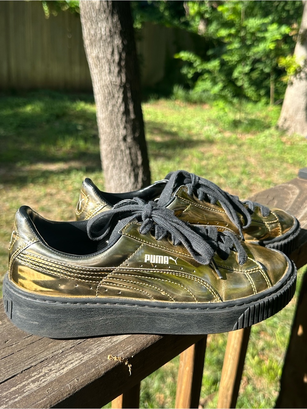 Gold Metallics Puma